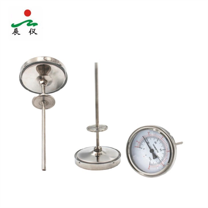 Bimetal Thermometer With Sanitary Flange