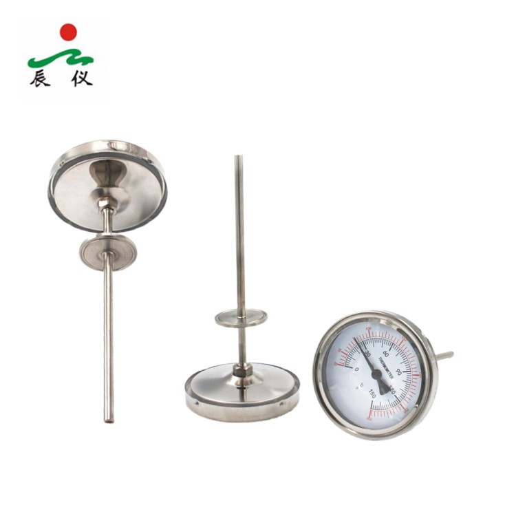 Thermomètre bimétallique avec bride sanitaire